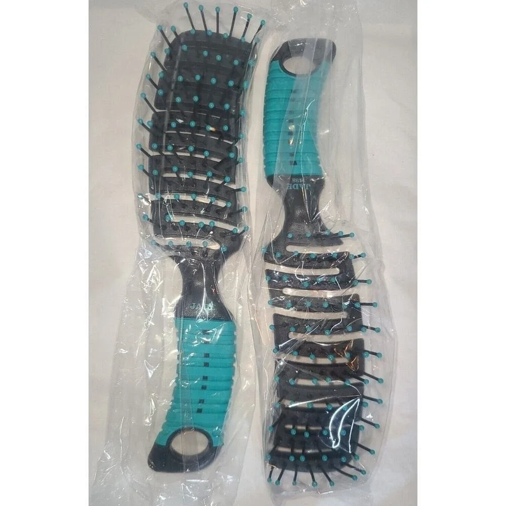 6 New Curved Vent Flex Hairbrushes Quick Dry Brushes Wet Hair Blow Dryer Styling